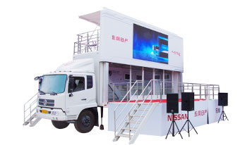 Large Size Single Layer Mobile Stage Vehicle